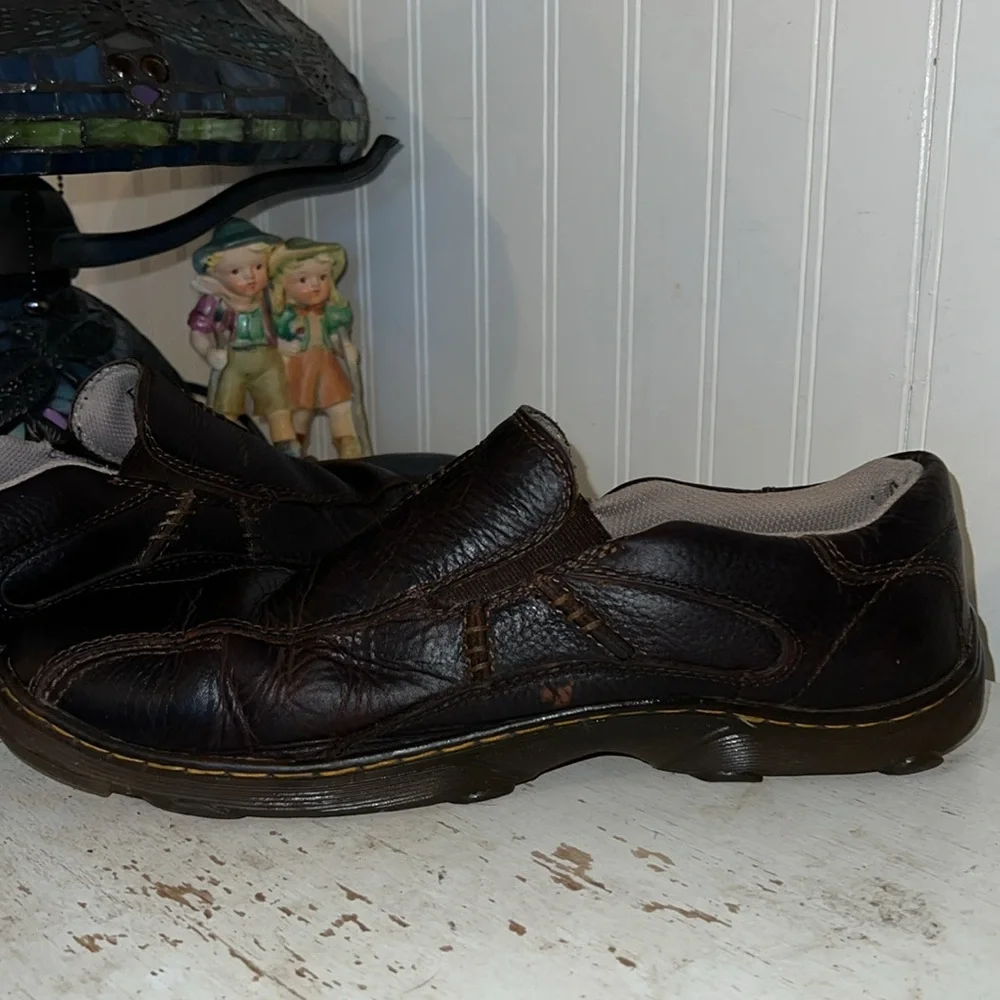 Dr Martens mens slip on loafers shoes size 10 leather